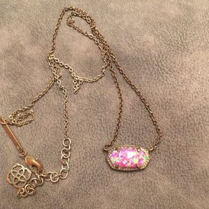 Kendra Scott Elisa necklace - pink